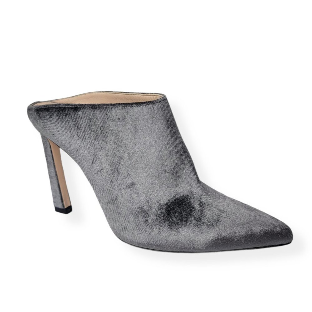 $550 Stuart Weitzman Camila Velvet Slide Mule Poi… - image 1